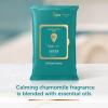 imageSummers Eve Spa Calming Chamomile Feminine Wipes 100 Plant Based pH balanced Plush Cloths 24 CountFeminine Cloths