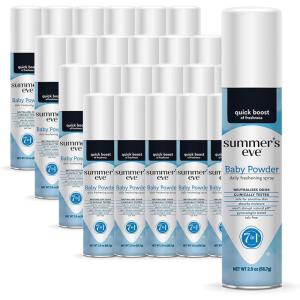 imageSummers Eve Baby Powder Daily Gentle Feminine Spray 2 oz 24 PackBaby Powder