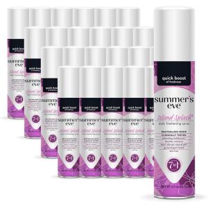 imageSummers Eve Baby Powder Daily Gentle Feminine Spray 2 oz 24 PackIsland Splash