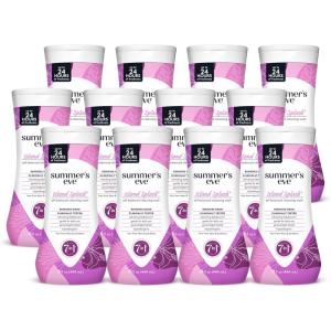 imageSummers Eve Delicate Blossom Daily Refreshing All Over Feminine Body Wash Removes Odor Feminine Wash pH Balanced 9 fl oz 12 Pack15 Fl Oz Pack of 12