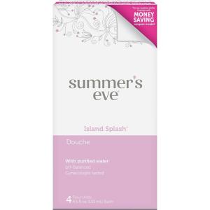 imageSummers Eve Douche Fresh Scent 1 Unit 45 oz 45 Fl Oz Pack of 4Island Splash