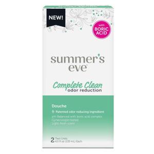 imageSummers Eve Feminine Douche Complete Clean Odor Reduction with Boric Acid Complex 2 Units 45 oz EachSanitary Napkin