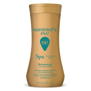 imageSummers Eve Spa Daily Intimate Wash Renewing Cleansing All Over Feminine Body Wash Jasmine Scented pHBalanced Feminine Wash 12oz Bottle12 Fl Oz Pack of 1
