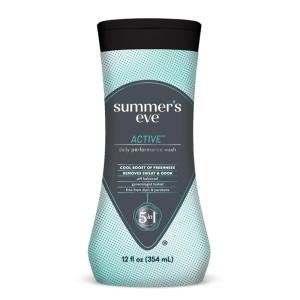 imageSummers Eve Active Daily Performance All Over Feminine Body Wash Feminine Wash pH Balanced 12 fl ozActive Wash