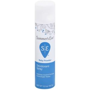imageSummers Eve Baby Powder Freshening Deodorant Spray 2 Oz Pack of 52 Ounce Pack of 4