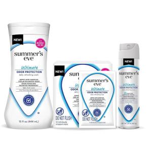 imageSummers Eve Ultimate Odor Protection Bundle Feminine Body Wash and Wipes with Boric Acid  Feminine Odor Protection Spray