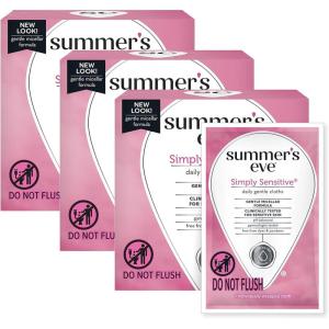 imageSummers Eve Feminine Cleansing Wipes Simply Sensitive 16 Count 3 PackSimply Sensitive