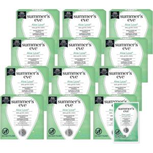 imageSummers Eve Amber Nights Daily Refreshing Feminine Wipes Removes Odor pH Balanced 16 Count 12 PackAloe Love