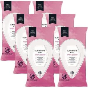 imageSummers Eve Cleansing Cloths 32 Count Simply Sensitive 6 Pack